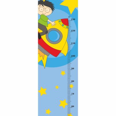 Naklejka miarka wzrostu wyprawa w gwiazdy MW10