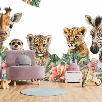 ototapeta safari dżungla tropiki małe dzikie zwierzęta